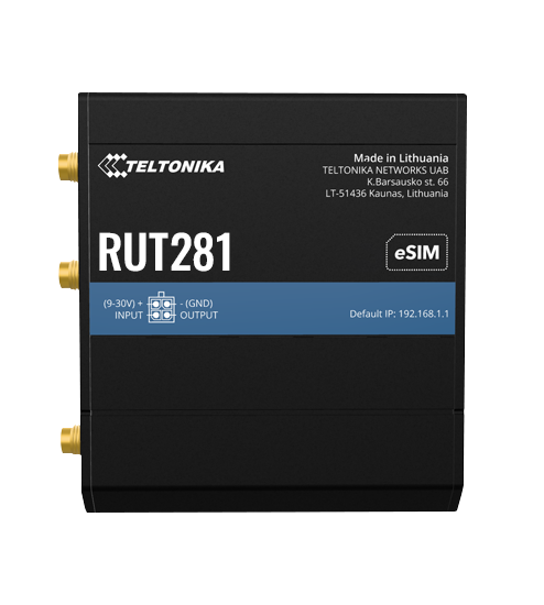 RUT281 – Kompaktný globálny Lte Cat 4 router