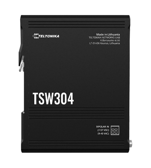 TSW304 – Ethernetový prepínač na DIN lištu