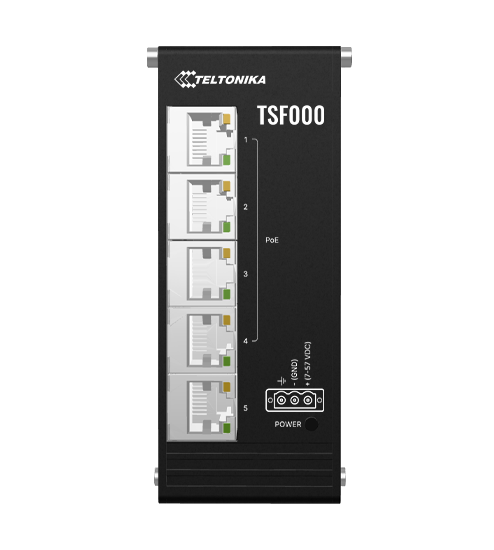 TSF000 – Nízky profilový PoE+ switch