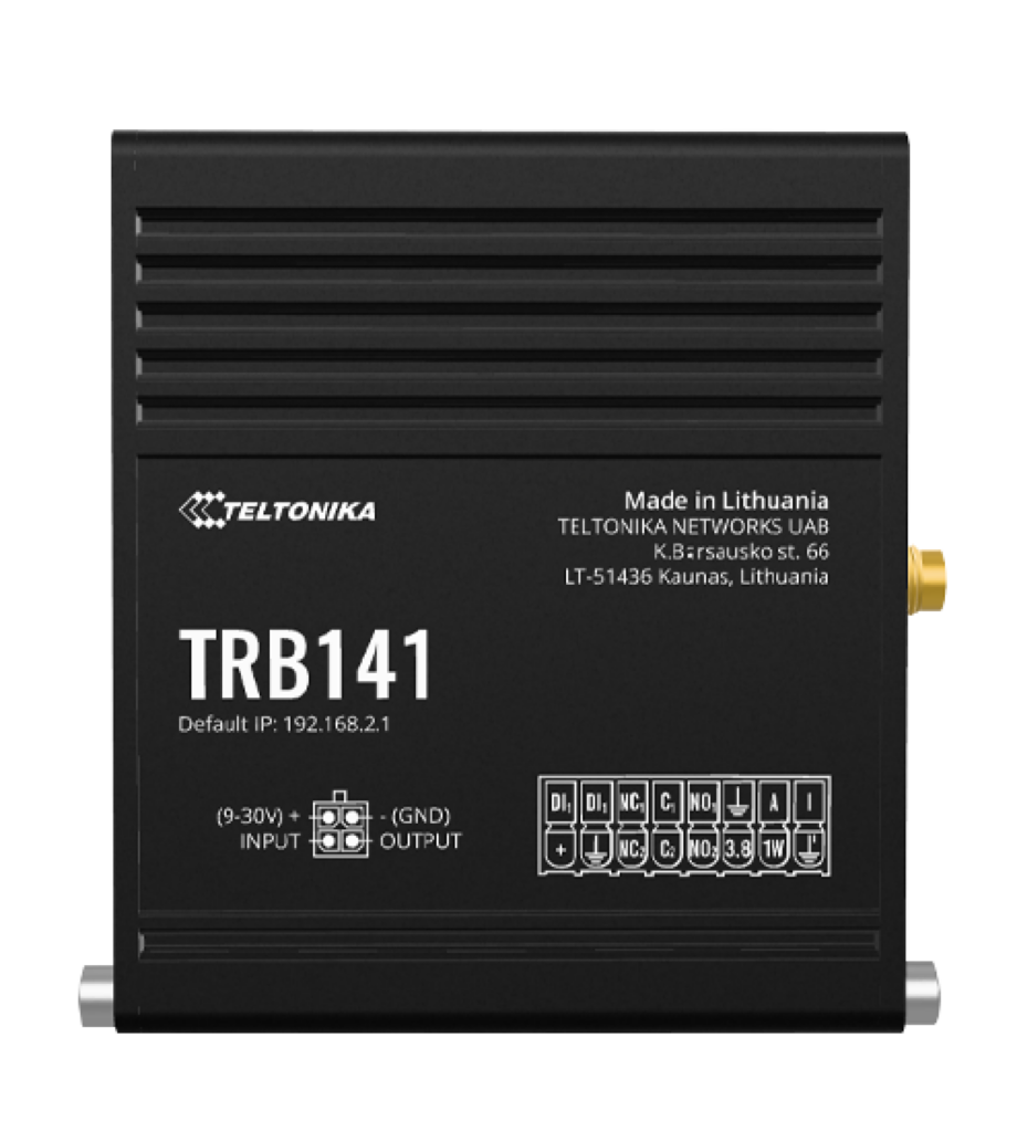 TRB141 – Priemyselná odolná GPIO LTE brána