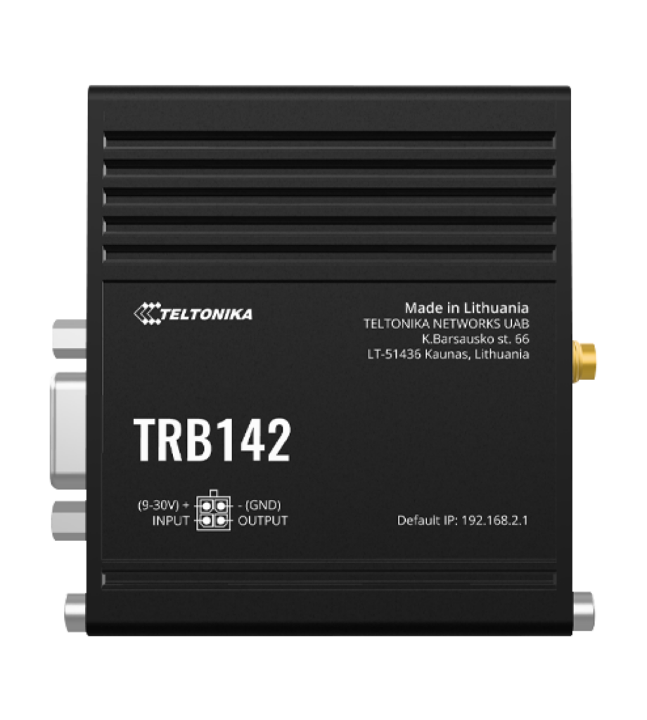 TRB142 – Priemyselná odolná LTE RS232 brána