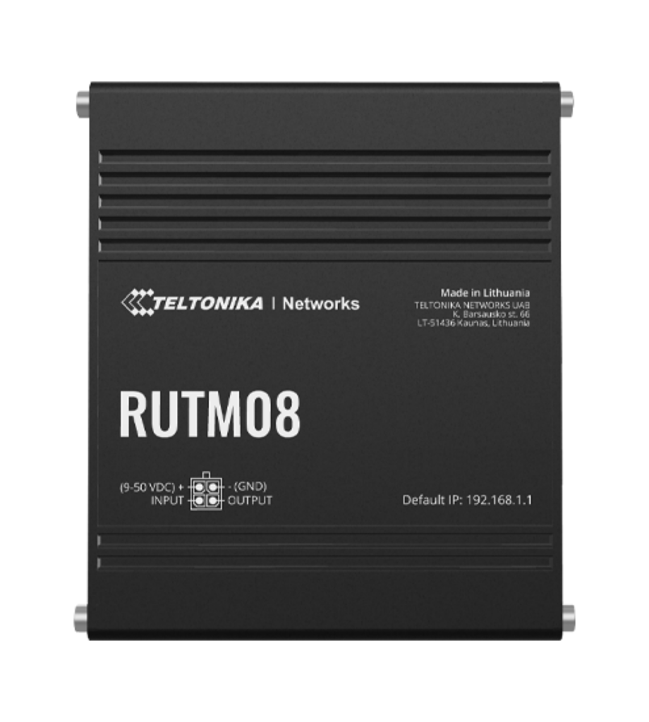 RUTM08 – Priemyselný drôtový smerovač