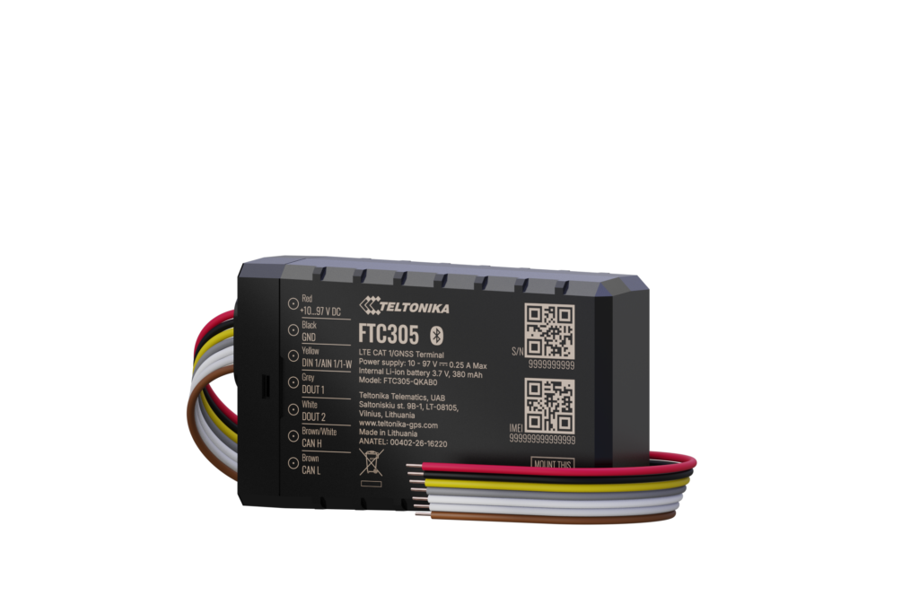 FTC305 – 4G LTE Cat 1 E-mobilné zariadenie s podporou 10-97 V