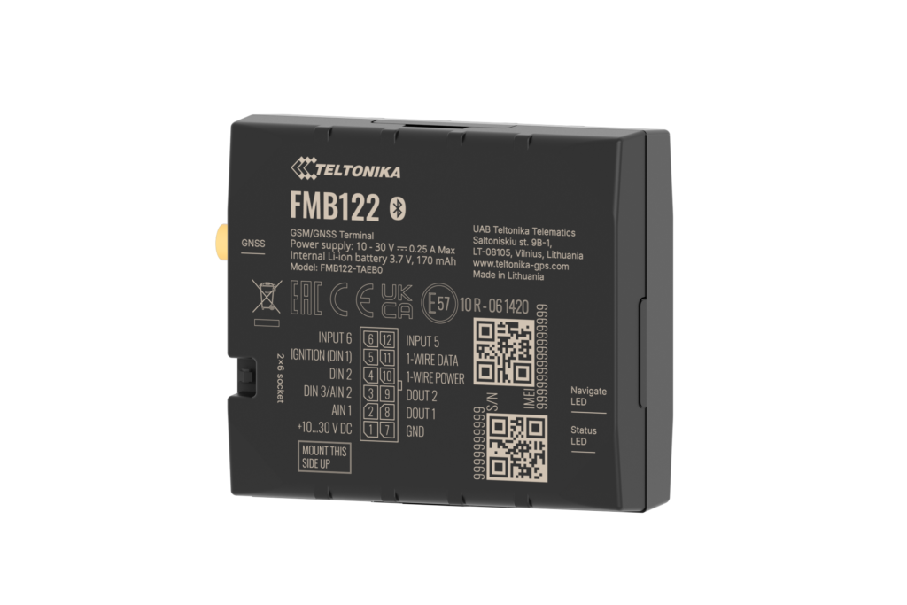 FMB122 – 2G protikrátový sledovací zariadenie pre správu flotily