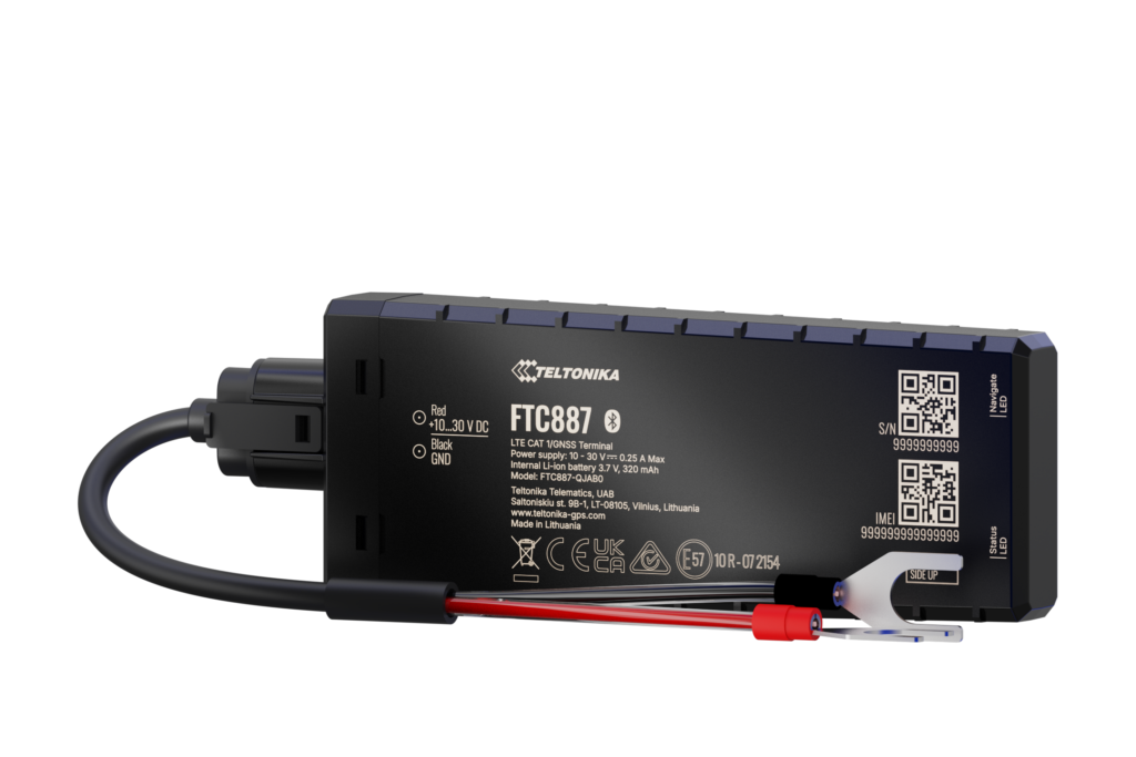 FTC887 – Vodotesný 4G LTE Cat 1 sledovač s batériou a odhadom polohy