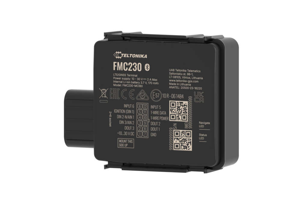 FMC230 – IP67 vodeodolný 4G LTE Cat 1 sledovač pre drsné podmienky