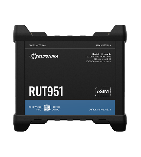 RUT951 – Priemyselný mobilný smerovač